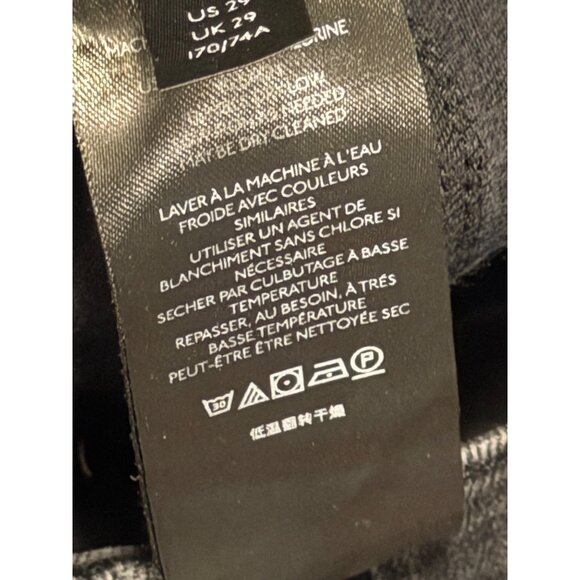 WE THE FREE Washed Black Flared Denim Jeans High Waist  Sz 29 Stretch Jean - Picture 5 of 12